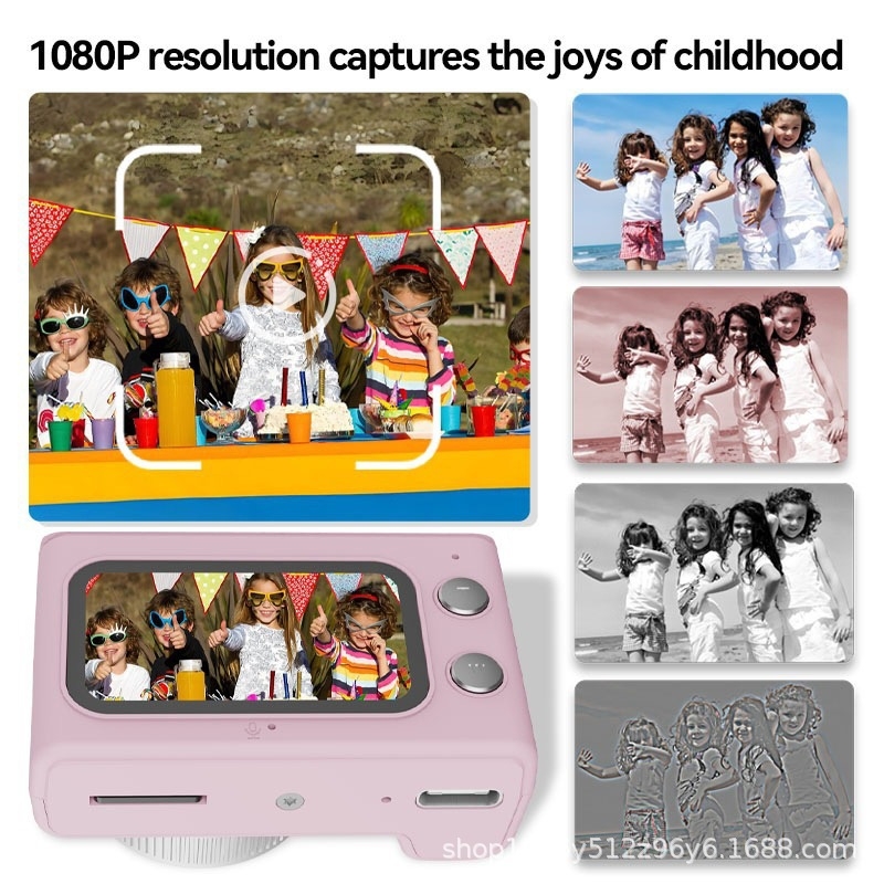 Lastekaamera Q15 HD-video, 1,45-tolline LCD, 8MB RAM + 4MB ROM, toetab kuni 128GB salvestusruumi, brändilt W&0