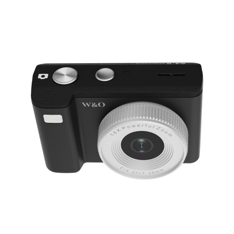 Lastekaamera Q15 HD-video, 1,45-tolline LCD, 8MB RAM + 4MB ROM, toetab kuni 128GB salvestusruumi, brändilt W&0