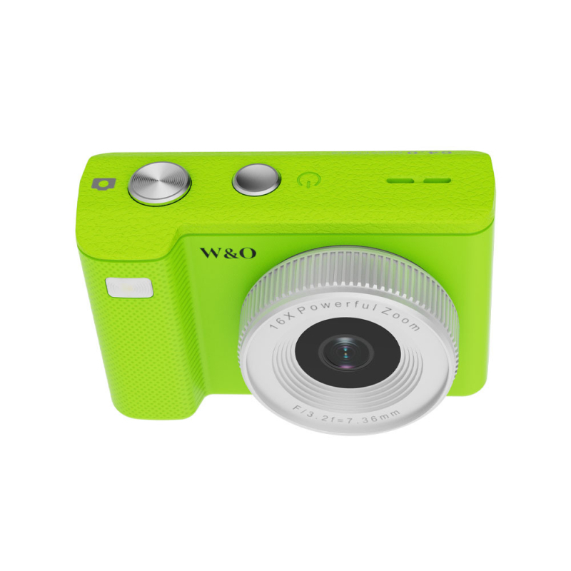 Lastekaamera Q15 HD-video, 1,45-tolline LCD, 8MB RAM + 4MB ROM, toetab kuni 128GB salvestusruumi, brändilt W&0