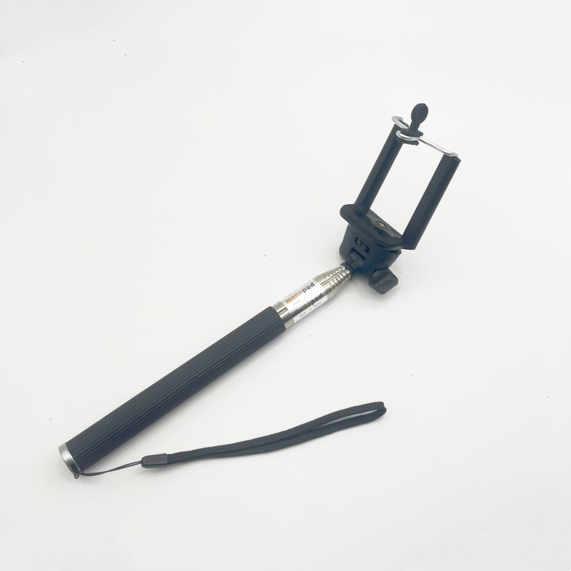 Selfie stick telescopic din oțel inoxidabil cu 7 secțiuni pentru GoPro și camere de acțiune; suportă până la 2 kg