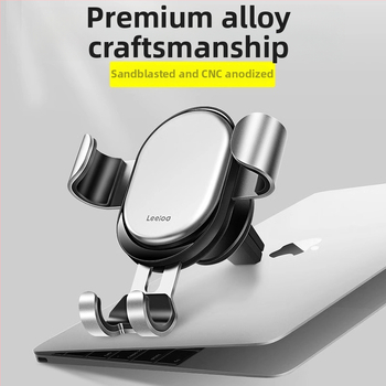 Držiak na telefón do auta Leeioo/leyi • kovový • pre výduch klimatizácie v aute