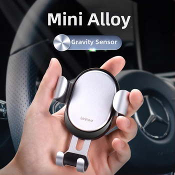 Držiak na telefón do auta Leeioo/leyi • kovový • pre výduch klimatizácie v aute
