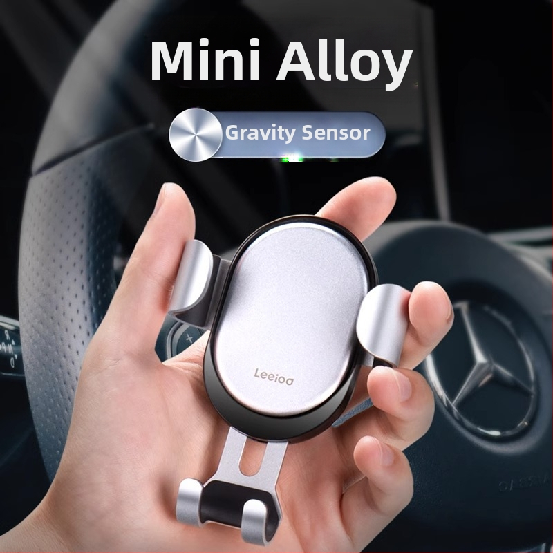 Držiak na telefón do auta Leeioo/leyi • kovový • pre výduch klimatizácie v aute