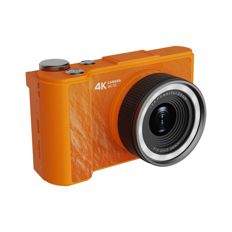 Cameră digitală pentru copii cu design rezistent la căderi, senzor CMOS 14MP, zoom optic 3x, ecran rotativ de 3,0 inch, stabilizare electronică a imaginii