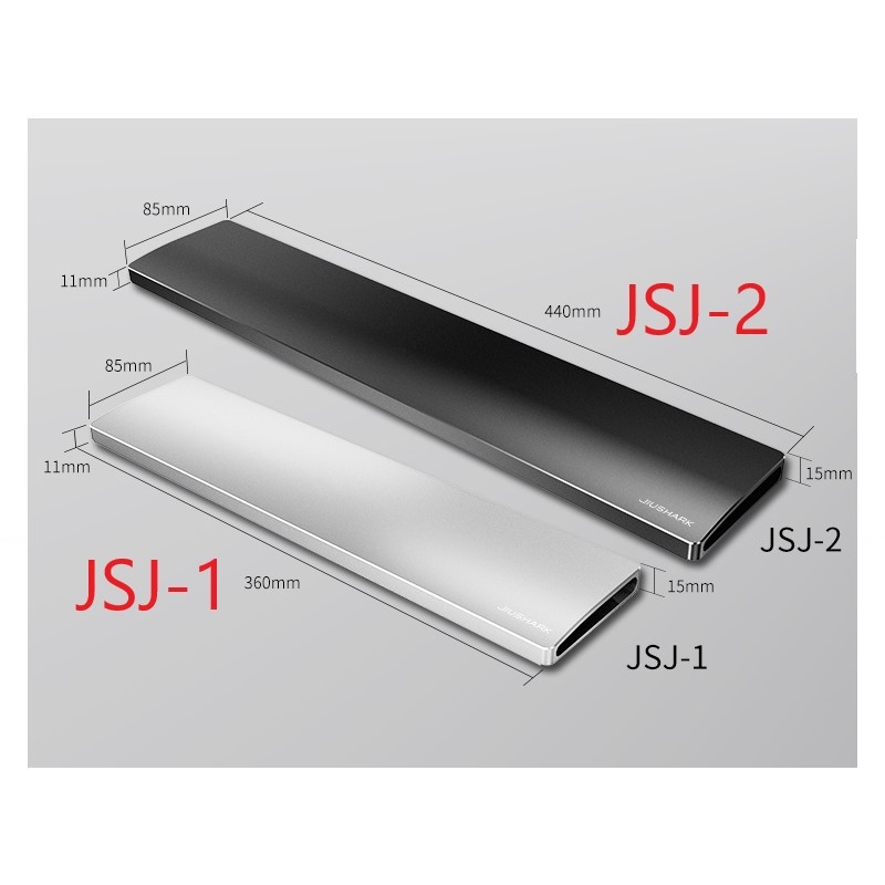 Suport pentru încheietura mâinii pentru tastatură – JSJ-1; 549 g; aliaj de aluminiu; impermeabil; antiderapant