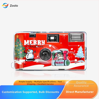 Aparat foto de unică folosință, cu cadru half-frame — Model 135; carcasă din ABS; logo personalizat; fotografie