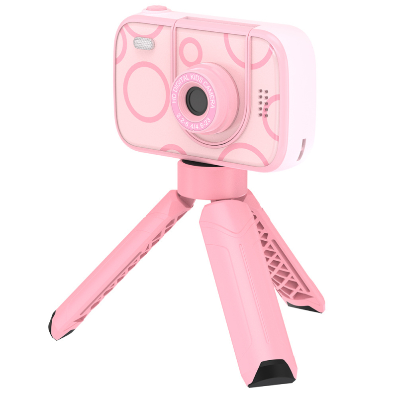 WLNGWEAR H19 Detská digitálna kamera pre deti, 2,4-palcový LCD, TF karta, výdrž batérie nad 5 hodín, funkcie: fotografovanie, nahrávanie videa, hry, filtre, časovač