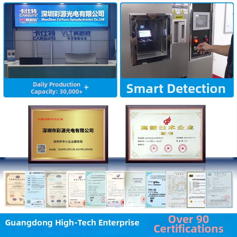 CarPlay dash cam с предна и задна двойна камера, 4K 2160p, цикличен запис, Wi-Fi, TF карта