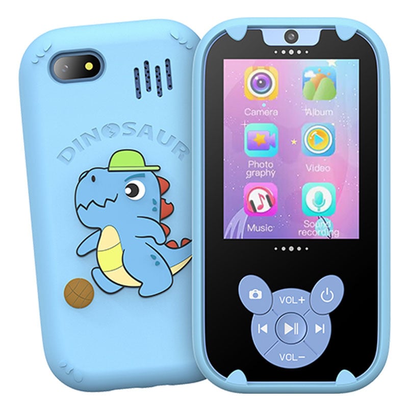 W9 παιδικό φορητό τηλέφωνο με κάμερα και παιχνίδια — LCD οθόνη, ενσωματωμένη μνήμη, καταγραφή βίντεο, λήψεις φωτογραφιών, μπαταρία 3–5 ώρες