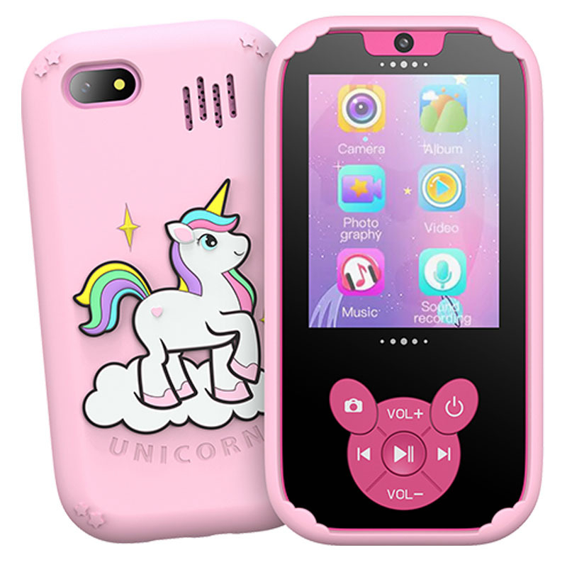 W9 παιδικό φορητό τηλέφωνο με κάμερα και παιχνίδια — LCD οθόνη, ενσωματωμένη μνήμη, καταγραφή βίντεο, λήψεις φωτογραφιών, μπαταρία 3–5 ώρες