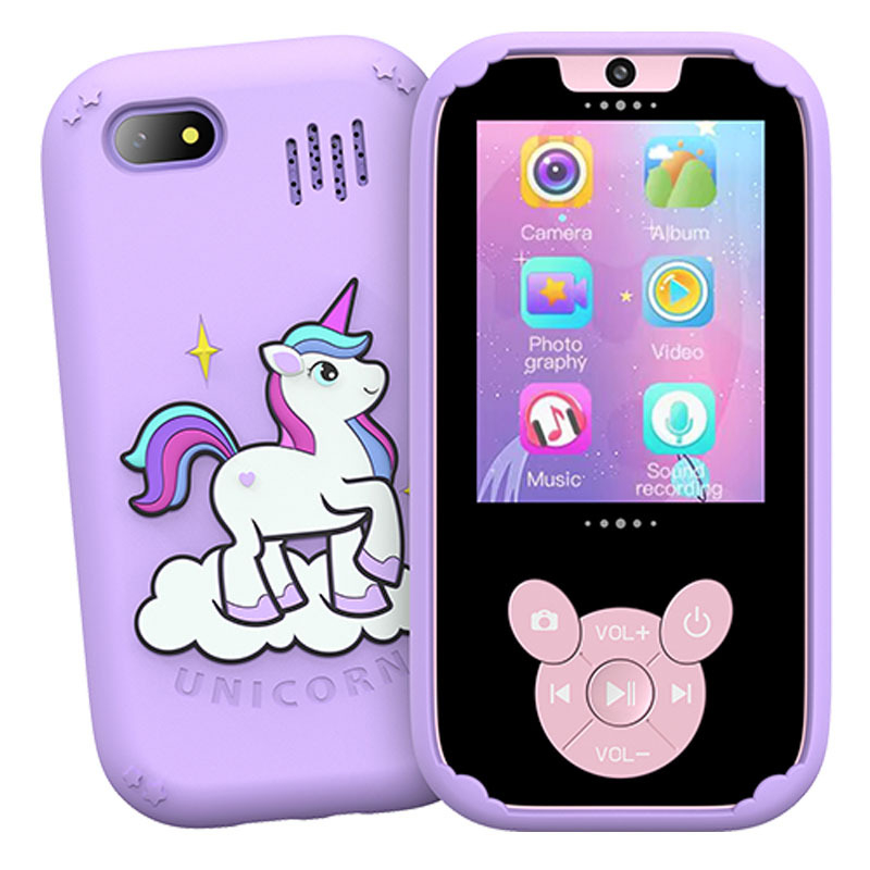 W9 παιδικό φορητό τηλέφωνο με κάμερα και παιχνίδια — LCD οθόνη, ενσωματωμένη μνήμη, καταγραφή βίντεο, λήψεις φωτογραφιών, μπαταρία 3–5 ώρες