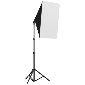 Σετ φωτογραφίας με soft light box για στούντιο, τηλεχειριστήριο LED, τρεις θερμοκρασίες χρώματος, μάρκα WJ, μοντέλο 588