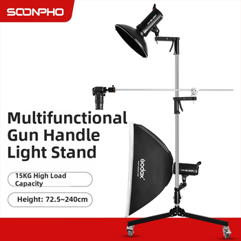 Stojan na osvetlenie pre štúdio a živé vysielanie, viacúčelový, hliníková zliatina