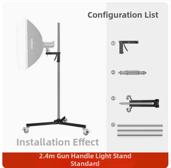 Stojan na osvetlenie pre štúdio a živé vysielanie, viacúčelový, hliníková zliatina