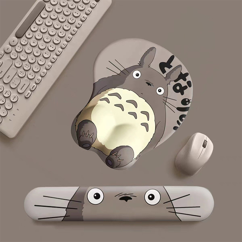 Μαξιλαράκι καρπού για ποντίκι – αντιολισθητικό, ύφασμα, μονόπλευρο, πλαστική χύτευση