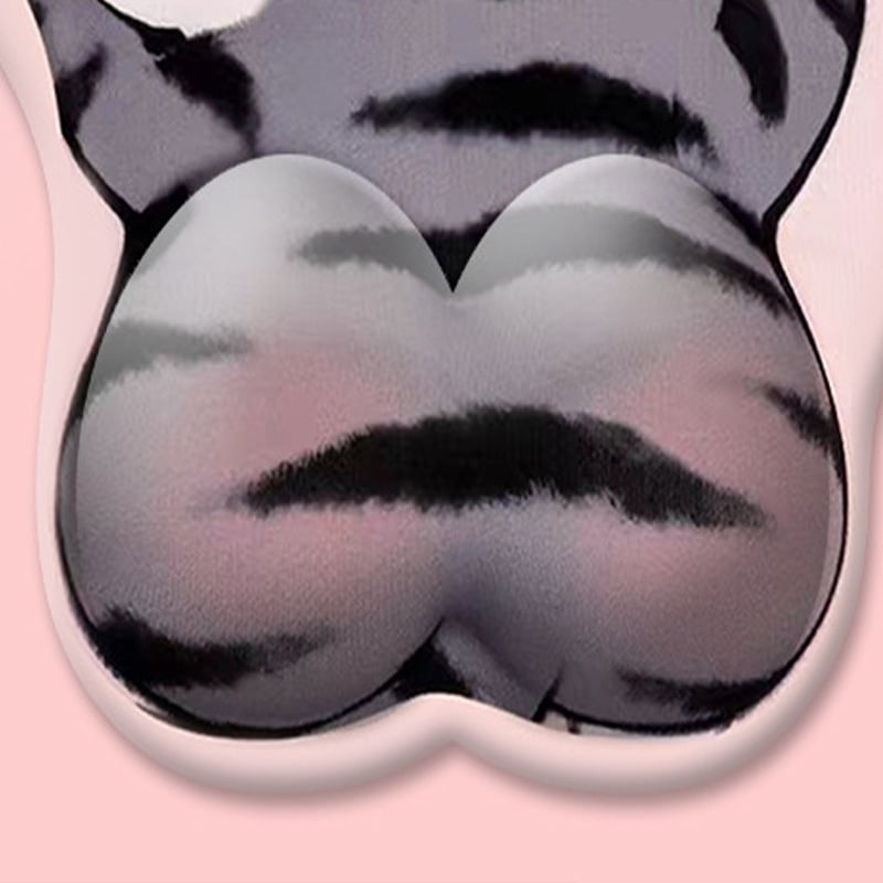 Μαξιλαράκι καρπού για ποντίκι – αντιολισθητικό, ύφασμα, μονόπλευρο, πλαστική χύτευση