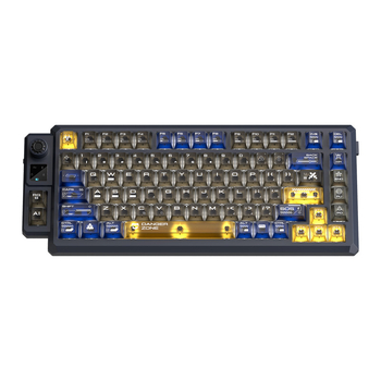 Langtu T75 mehanička tipkovnica s tri moda povezivanja, prilagođena za igre i uredske poslove (do 87 tipki, RGB pozadinsko osvjetljenje, staklena osovina, ABS materijal, podrška 4+ uređaja)