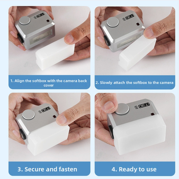 Godox IT30 Pro väline kaamera valgusallikas hot shoe ja softboxiga, ühildu DSLR ja peegelkaameratega