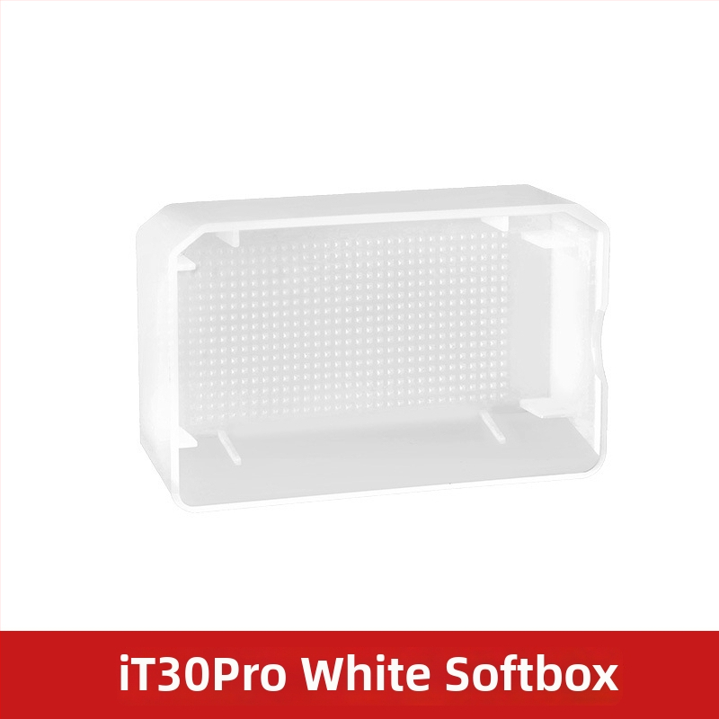 Godox IT30 Pro väline kaamera valgusallikas hot shoe ja softboxiga, ühildu DSLR ja peegelkaameratega