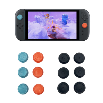 Silikónové protišmykové rocker krytky pre Switch 2 Pro / Joy-Con – Ochranné, Ľavé a Pravé, 15 g
