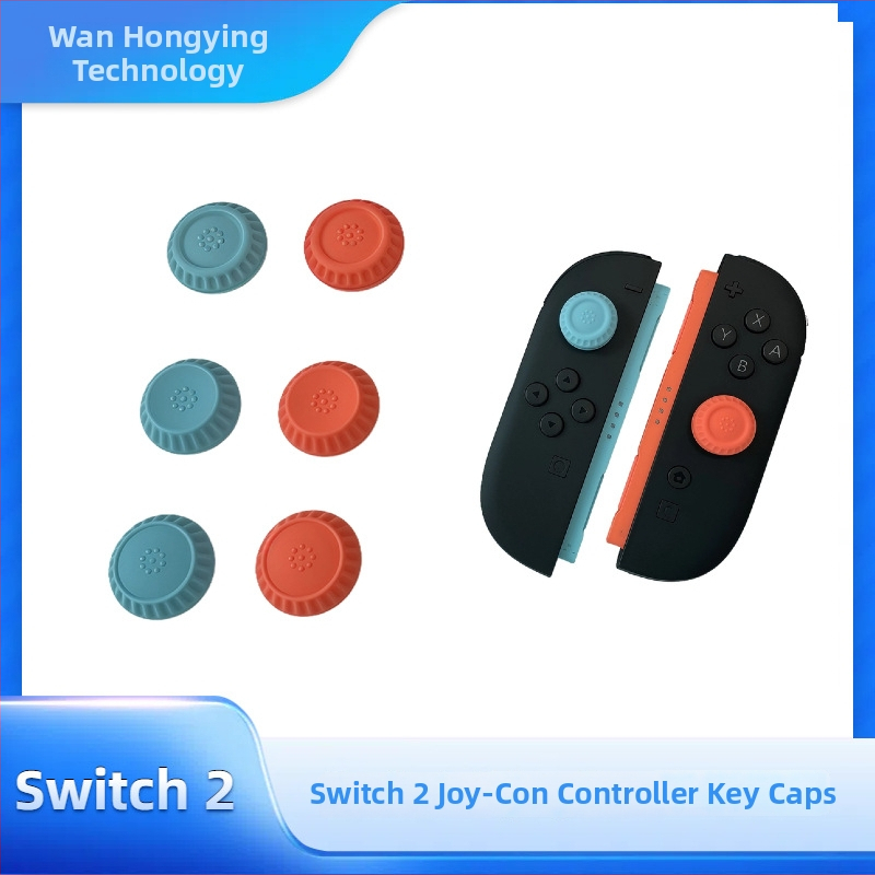 Silikónové protišmykové rocker krytky pre Switch 2 Pro / Joy-Con – Ochranné, Ľavé a Pravé, 15 g