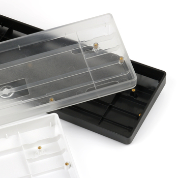 Carcasă GH60 pentru POKER2, factor de formă de 60%, carcasă inferioară din plastic, Gh60 carcasă din plastic, conectare prin cablu