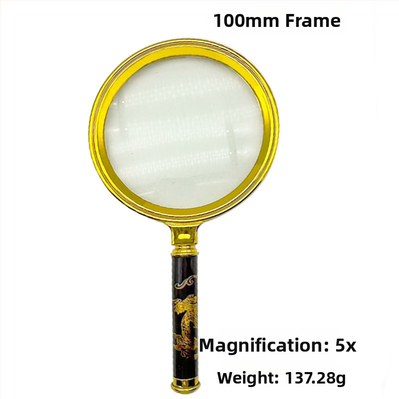 Μεγεθυντικός φακός με λαβή σε σχέδιο δράκοντα, μεγέθυνση 5–10x, εκλεπτυσμένος σχεδιασμός