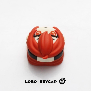 Set de capace pentru taste Alice Lulucixirufu pentru tastatură mecanică, compatibil desktop, fără ax, fără iluminare, de la Infinite Key Making