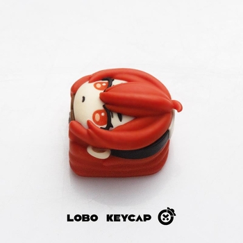 Set de capace pentru taste Alice Lulucixirufu pentru tastatură mecanică, compatibil desktop, fără ax, fără iluminare, de la Infinite Key Making