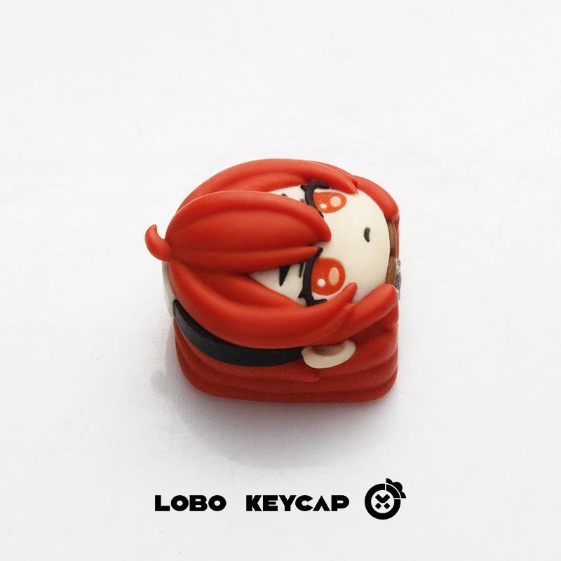 Set de capace pentru taste Alice Lulucixirufu pentru tastatură mecanică, compatibil desktop, fără ax, fără iluminare, de la Infinite Key Making