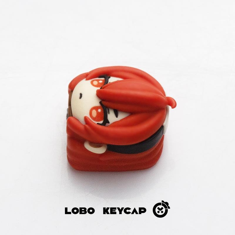 Set de capace pentru taste Alice Lulucixirufu pentru tastatură mecanică, compatibil desktop, fără ax, fără iluminare, de la Infinite Key Making