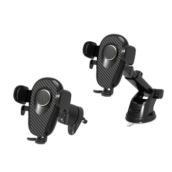 Držač za telefon za automobil na ploči s izvučnim vakuumom (plastika; za ploču i vjetrobransko staklo navigacije)