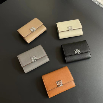 Дамски портфейл от естествена кожа с отпечатък на длан, портфейл с три сгъвки и изрязани флорални детайли, подплатен полиестер, за ежедневна употреба