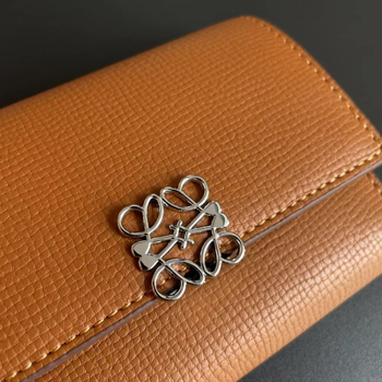 Дамски портфейл от естествена кожа с отпечатък на длан, портфейл с три сгъвки и изрязани флорални детайли, подплатен полиестер, за ежедневна употреба