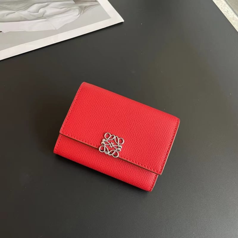 Дамски портфейл от естествена кожа с отпечатък на длан, портфейл с три сгъвки и изрязани флорални детайли, подплатен полиестер, за ежедневна употреба