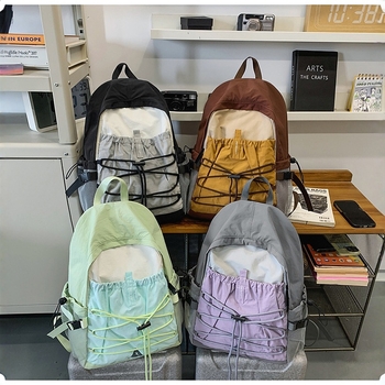 Najlon ruksak ultralak za slobodno vrijeme i planinarenje, kapacitet ispod 20 L, kompatibilan s 14-inčnim laptopom, naramenice s zračnim jastučnicama