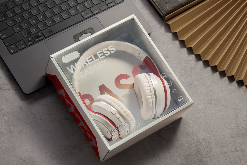 GJBY CA-046 Bežične Bluetooth slušalice za glavu, dizajn na glavi, Bluetooth 5.3, domet 10 m, trajanje baterije preko 8 sati, stereo s funkcijom poziva i glasovnim upravljanjem
