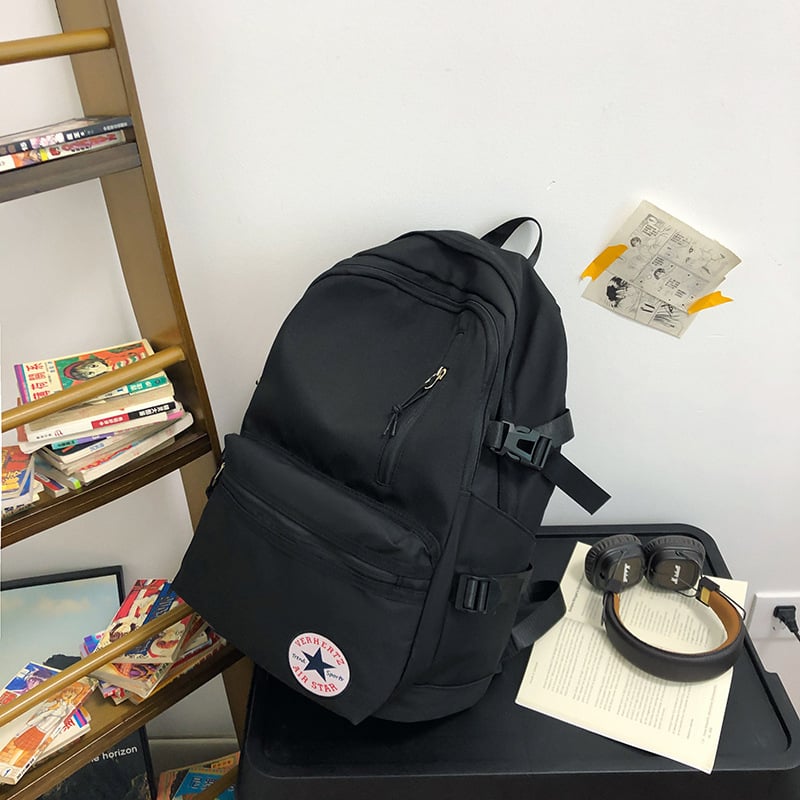 Unisex najlonski ruksak, 20–35 L, ultra lagan, pogodan za 14-inčni prijenosnik, gradski minimalistički dizajn, podstava od poliestera