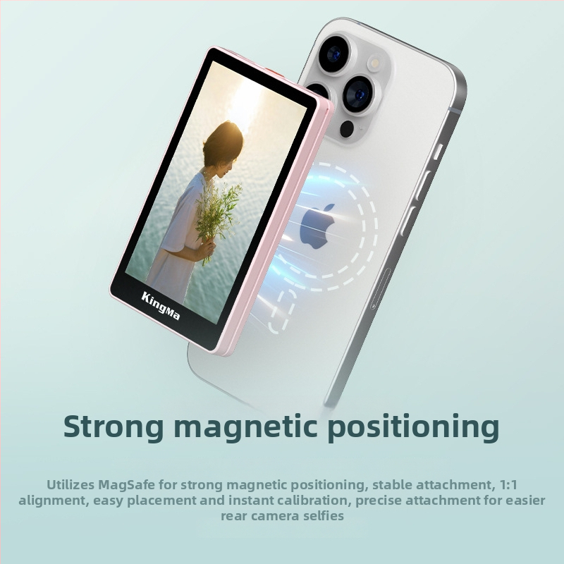 Aizmugurējais selfie displejs viedtelefonam – influenceru tiešraides monitors, pārnēsājams ceļojumu un fotografēšanas palīgs (Zīmols: Other; Modelis: Other; Veids: Official standard configuration)