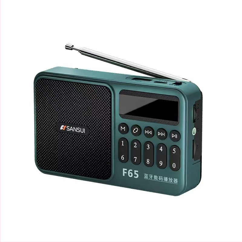 Sansui F65 Bluetooth audio atskaņotājs ar kartes slotu un radio, mono skaņa, 3W jauda