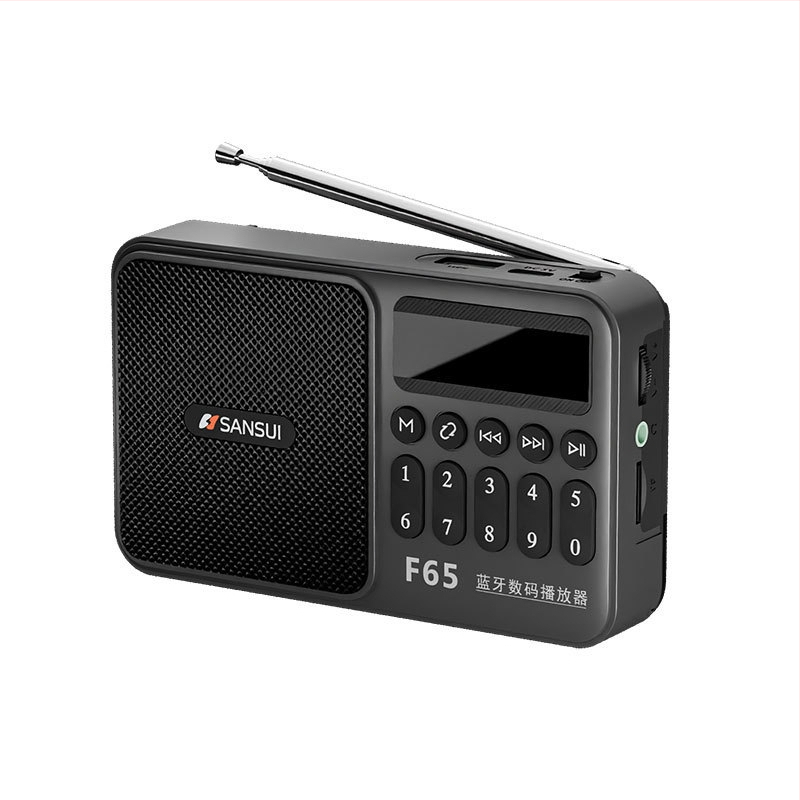 Sansui F65 Bluetooth audio atskaņotājs ar kartes slotu un radio, mono skaņa, 3W jauda