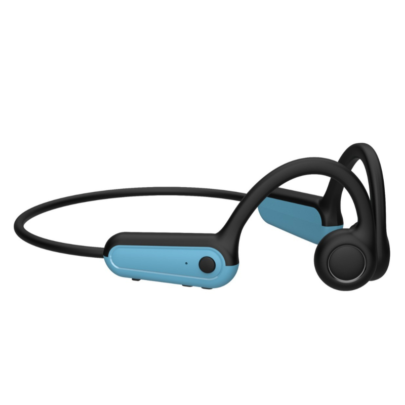 Slúchadlá s kosťovou vodivosťou, bezdrôtové Bluetooth 5.3, výdrž batérie 4-8 h, IPX4 vodeodolné, dosah 15 m, bilaterálny stereozvuk