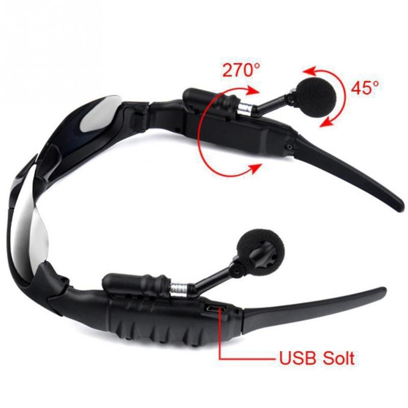 Bluetooth naočale s MP3 i polariziranim lećama, bežične sportske glazbene slušalice, na glavi, domet 10 m, Bluetooth 5.0, baterija 4–8 h