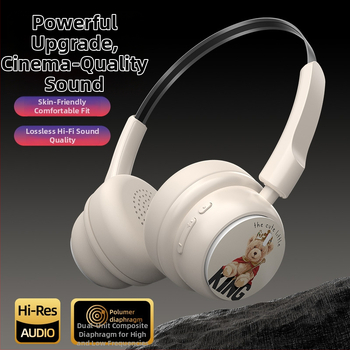 G306pro vezeték nélküli fejhallgató fejre illeszkedő, rajzfilm plüss mackó dizájnnal, 30 mm meghajtók, 20–100 kHz frekvenciatartomány