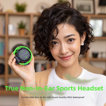 Bezdrôtové športové slúchadlá Bluetooth s MP3 prehrávačom, cez uši, IPX4, 8 h výdrž, Bluetooth 5.4, dosah 10 m, stereo duálne