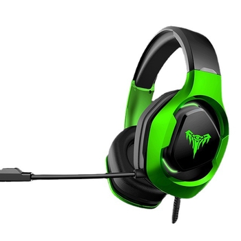Gaming slušalice s mikrofonom, ENC uklanjanje šuma, žičane, 50 mm zvučnici, 2 m pleteni kabel, 3,5 mm džack, frekvencijski raspon 20–200000 Hz