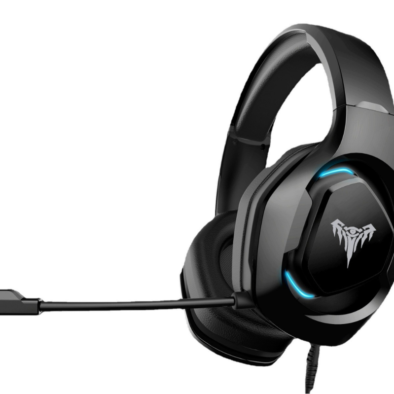 Gaming slušalice s mikrofonom, ENC uklanjanje šuma, žičane, 50 mm zvučnici, 2 m pleteni kabel, 3,5 mm džack, frekvencijski raspon 20–200000 Hz