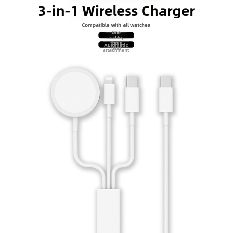 Bezdrôtová nabíjačka pre Apple Watch pre všetky série, PD nabíjanie, magnetické nabíjanie, výstup 2,5 A, celkový výkon 5 W