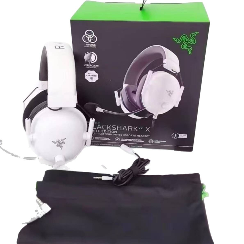 V2X Herné slúchadlá s 7.1 Surround zvukom, 40 mm meniče, káblový 3,5 mm konektor, mikrofón, frekvenčný rozsah 20 Hz–20 kHz