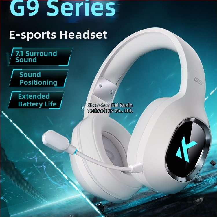G9 Pro Gaming slúchadlá — bezdrôtový Bluetooth s tromi režimami, s mikrofónom pre PC